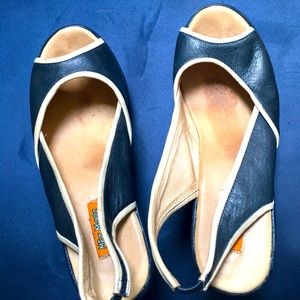 Miz Mooz “Blue Velvet” Slingback
